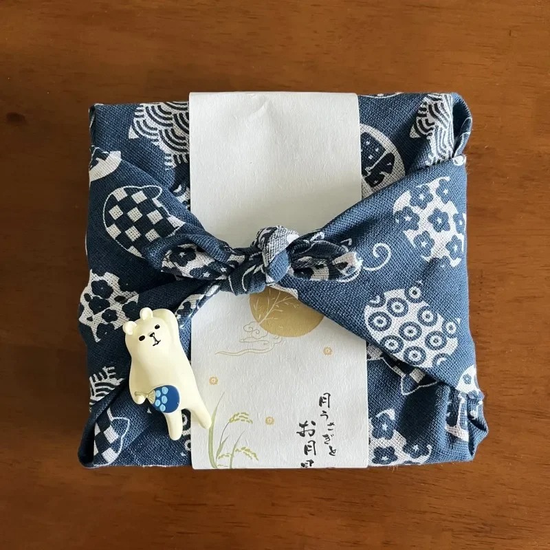 Furoshiki Wrap Cloth - Японская оберточная ткань фурошики, многофункциональная упаковка