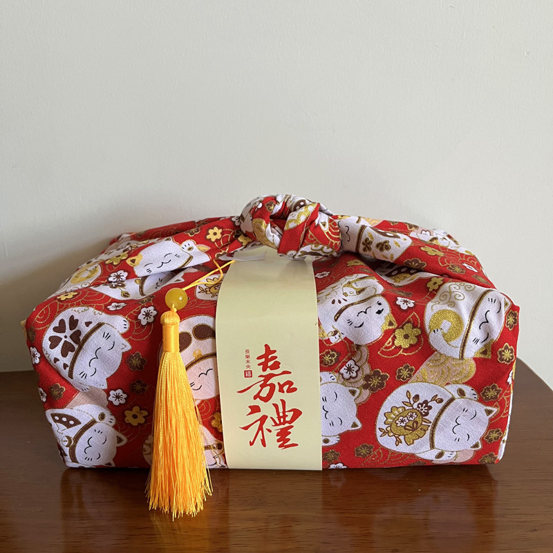 Furoshiki Wrap Cloth - Ланч-бокс в японском стиле, бэнто, Упаковочная