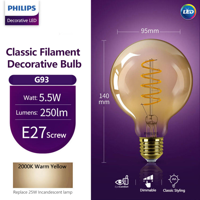 Philips LED G93 Классическая д – обзор и цена Philips Bulb Led Classic